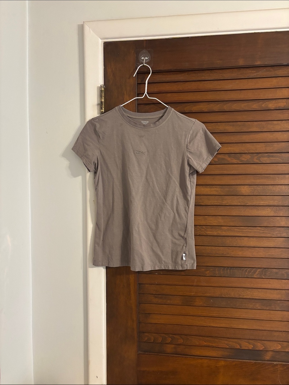Reebok Short Sleeve Crew Tee - Taupe Gray